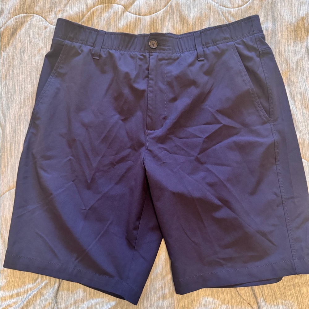Under Armour Men's Dark Blue Flat Front Shorts
